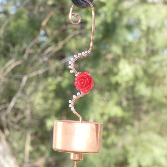 Copper Ant Moat for Oriole Feeder Hummingbird Feeder Yard Art Garden Decoration - Picture 3 of 8